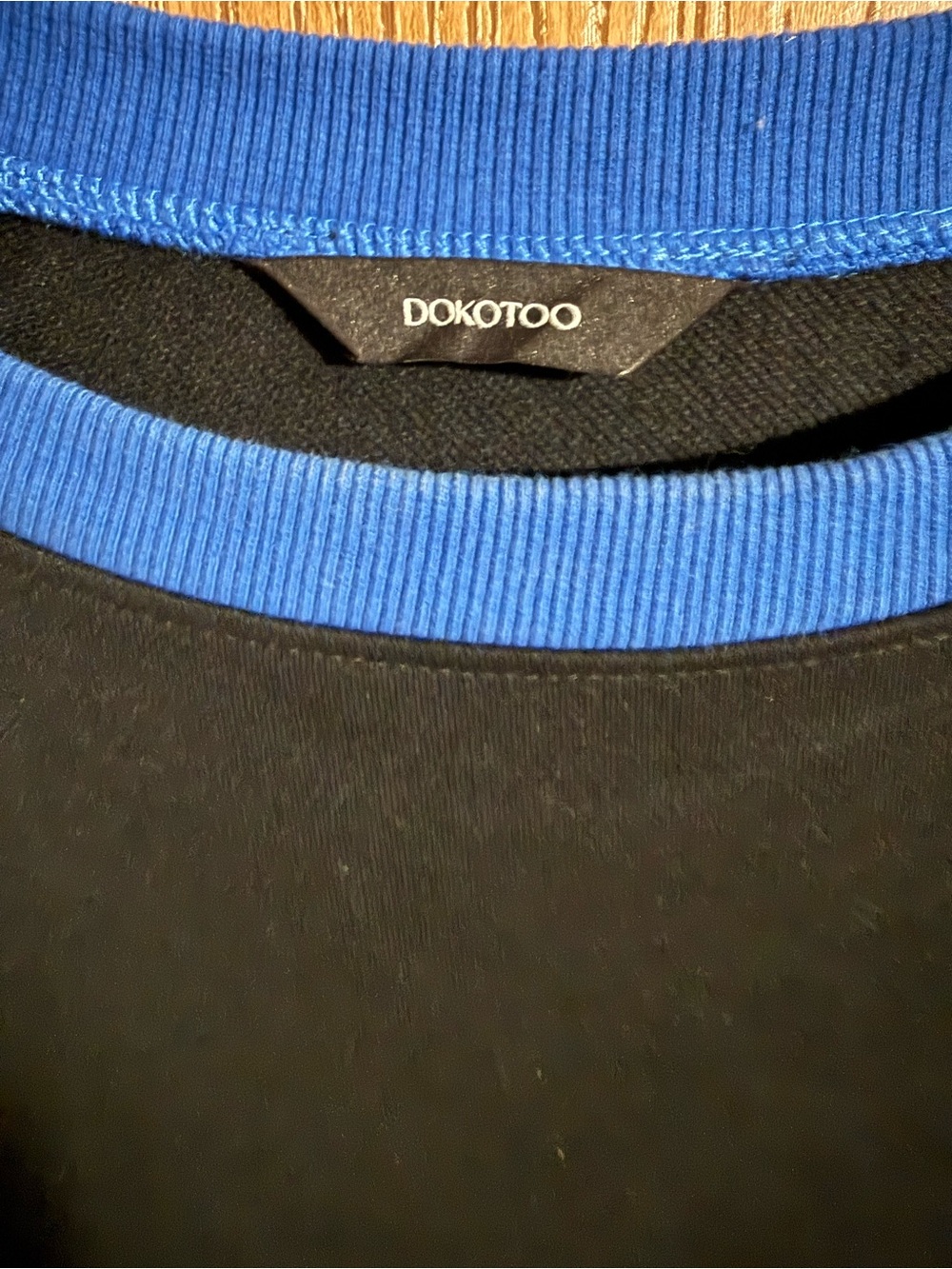 Dokotoo 3/4 Sleeve Shirt Floral Patch Crewneck - Picture 2 of 8